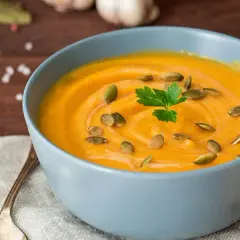 Savourez une délicieuse soupe potiron et marron pour l'hiver