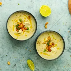 Recette de soupe chou-fleur lait de coco crémeuse et réconfortante