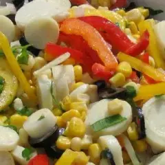 Recette de salade aux coeurs de palmiers savoureuse et facile à préparer