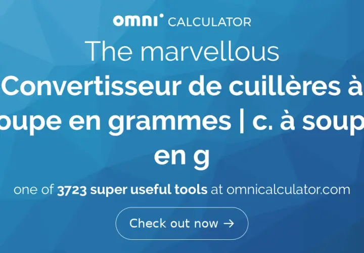 Combien de gramme fait une cuillère à soupe ? Poids selon les ingrédients