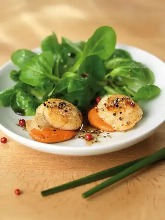 Zdjęcie Recette de salade de Saint-Jacques au vinaigre balsamique facile et délicieuse